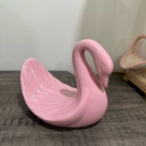 🔥🔥 80's Vintage Pink Swan Wash Cloth Holder ! 🔥🔥